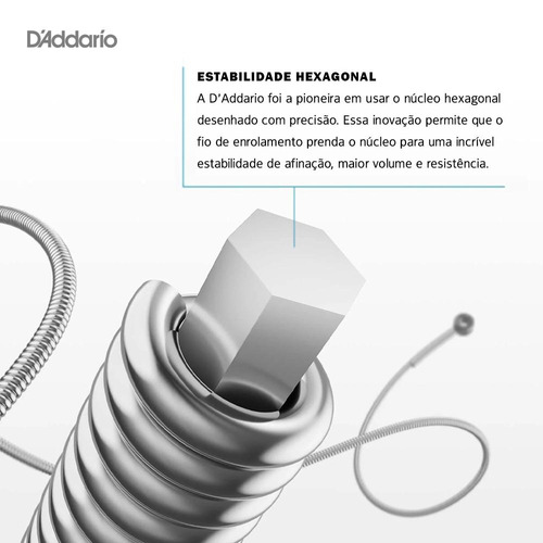 Encordoamento Guitarra 09-42 Corda Extra D'Addario EXL120-B