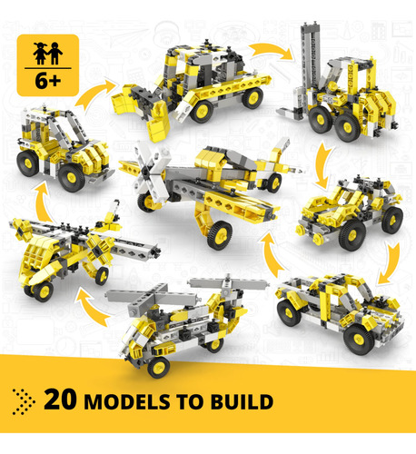 Set Multimodelo Engino Creative Builder Stem Toys 20
