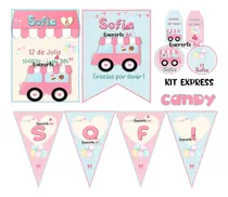 Comprar Kit Imprimible Express Personalizado - Candy- Sweet #pastel