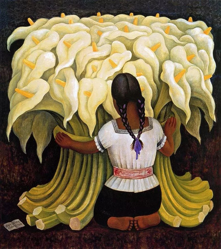 Pintura De Diamantes 5d Diy Arte Diego Rivera 40x50 Cm
