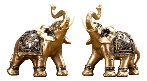 2 Unidades, Diseño De Elefante Con Forma De Elefante, Resina