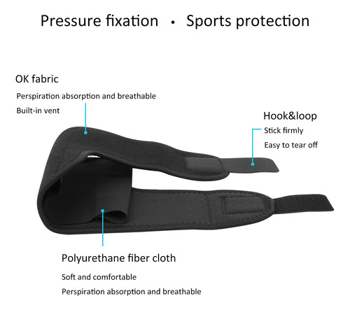 Soporte De Codo Transpirable Para Ciclismo Al Aire Libre