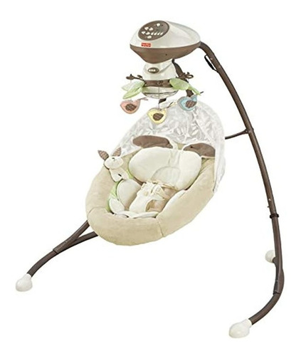 Silla mecedora para bebé Fisher-Price My Little Snugabunny Cradle 'n Swing CCF38/V0099 beige