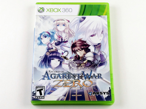 Record Of Agarest War Zero Original Xbox 360