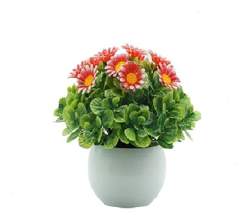 Planta De Flores Artificiales En Maceta Bonsái Decoración