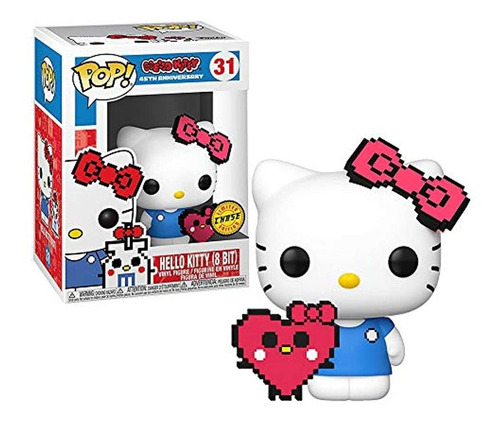 Muñecos Y Figuras De Acción Hello Kitty Con Lazo Rosa, Funko