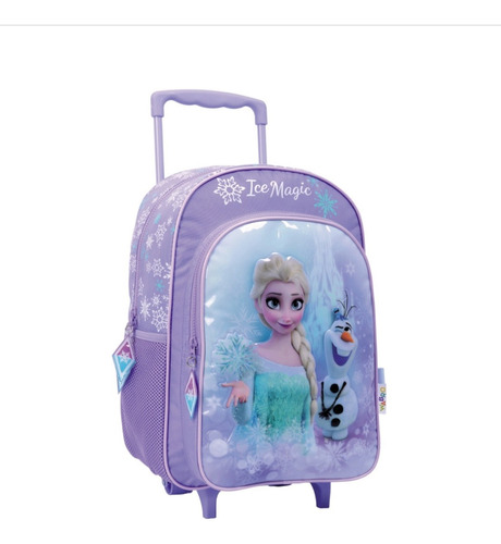 Mochila Carro 16 Pulgadas Frozen Elsa Anna Disney