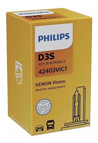 Philips Visión D3s - Bombilla De Repuesto Para Faros Delante