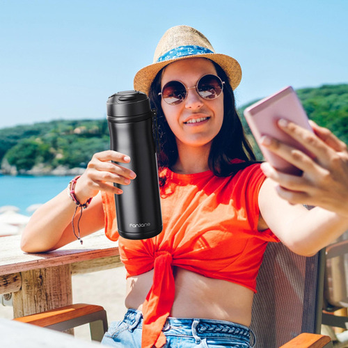 Garrafa De Infusor De Chá, Caneca De Viagem Com Infusor De C
