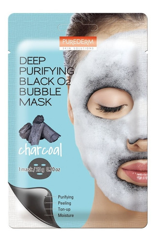 Purederm Mascara Burbujas Carbon X1 Limpia E Hidrata