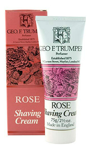 Geo F. Trumper Rose Soft Crema De Afeitar 75 G De Crema