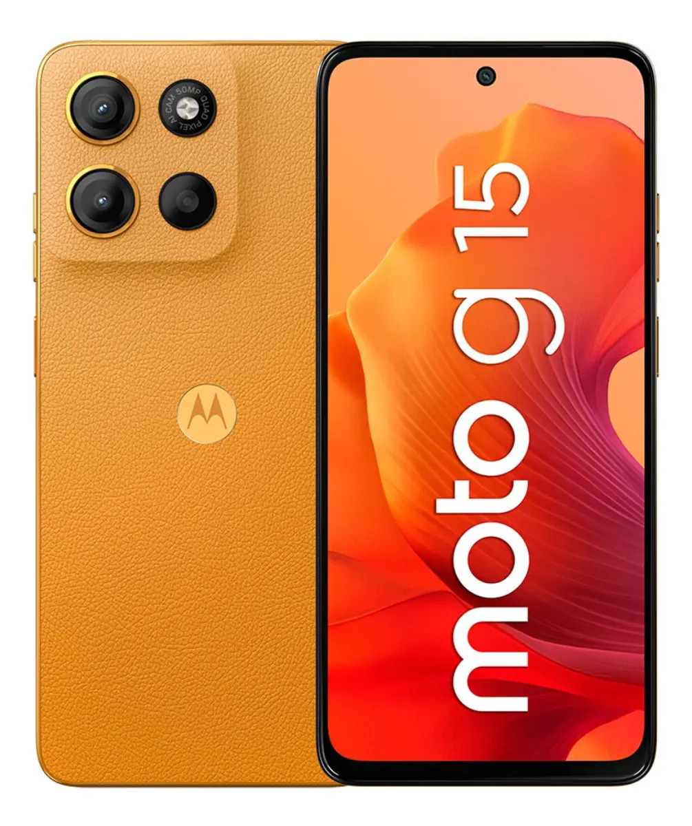 Celular Moto G15 4 + 128 Gb Naranja