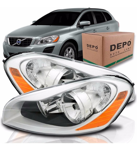 Farol Volvo Xc60 2008 2009 2010 2011 2012 2013 Depo