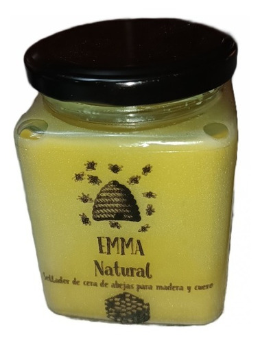 Sellador De Cera De Abejas Para Madera Y Cuero, Emma Natural