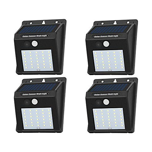 Luces Solares Sensoras Al Aire Libre 30 Led, Luces Sola...