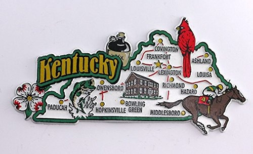Mapa Del Estado De Kentucky O Lugar De Referencia Nevera Col