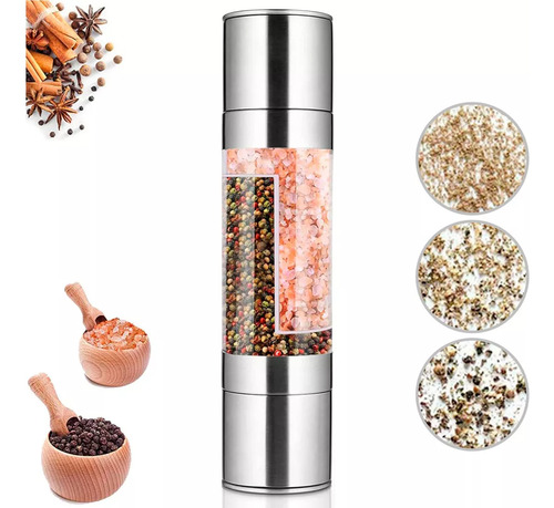 Molinillo 2 En 1 Sal Y Pimienta Pepper Grinder Manual