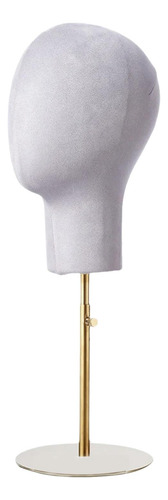 Modelo De Cabeza De Maniquí, Soporte De Gris Claro