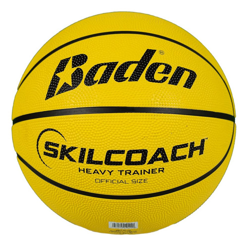 Baden Skilcoach - Balon De Baloncesto De Goma, Amarillo, 28.