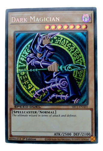 Yugioh Speed Duel Dark Magician Mago Oscuro Secret Rare