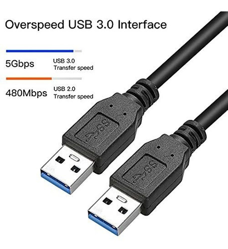 Cable Usb 3.0 2 9.8 in Tipo Para Estuche Disco Duro Dvd