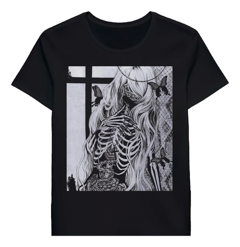 Remera Occult Gothic Aesthetic Girl Horror Dark Arte Got0938