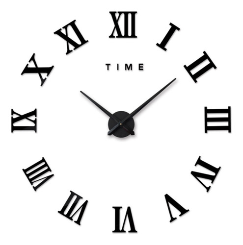 Reloj De Pared Con Espejo Acrílico 3d Para Bricolaje, Reloj