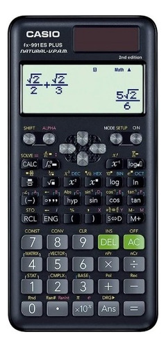 Calculadora Científica Casio Fx-991es Plus - 417 Funções -nf Cor Preto