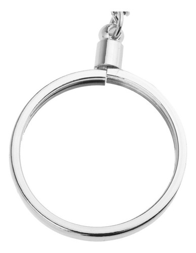 Llavero De Monedas Colgante Plata