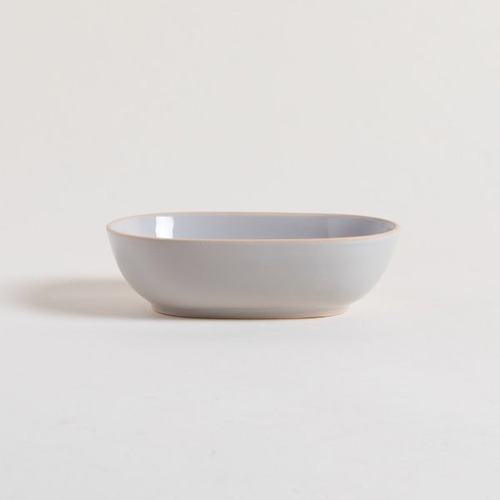 Bowl Compotera Zarzis Gris Claro Con Borde Natural