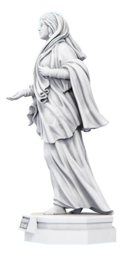 Estátua Religiosa Imagem Maria De Nazaré Cor Cor Mármore