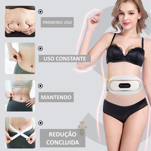 Imagem 7 de 7 de Cinta Massageadora Vibratoria Fitnes Abdominal Infravermelho