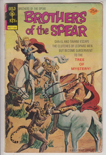 1975 Historieta Brothers Of The Spear N° 13 Comic Usa Escaso