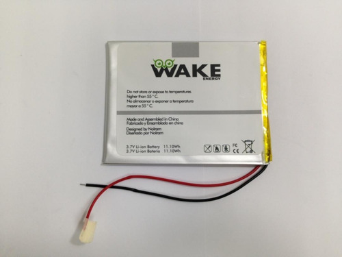 Imagen 3 de 4 de Bateria Tablet Wake 3.7v 3000mah 9x7x3.5cm Kingpc7 (tienda)