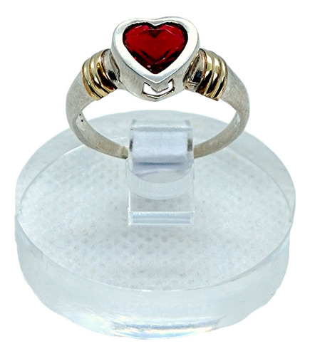 Anillo Corazón Con Cubic