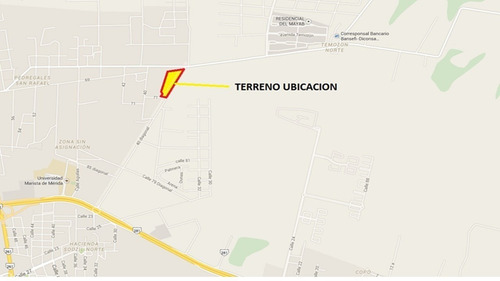 Imagen 7 de 7 de Terrenos Dentro De Privada Con Seguridad En Merida En Temozon Norte.