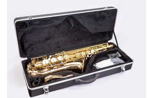 Saxofon Tenor Dorado Tallado A Mano Excelente Nuevo Sonido P