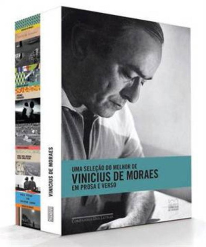 Caixa Vinicius de Moraes, de Moraes, Vinicius de. Editora Schwarcz SA, capa mole em português, 2013