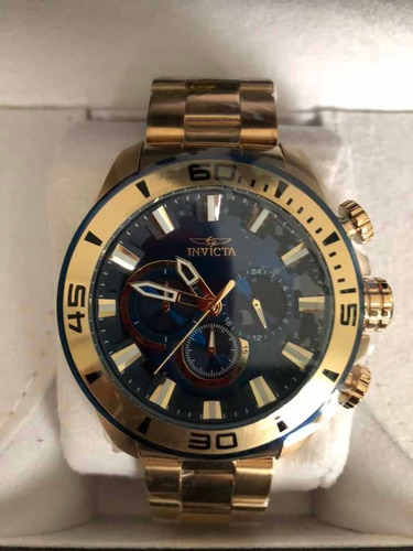 Reloj De Hombre Invicta Edición Especial Dorado $7000