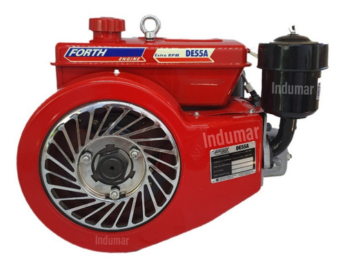 Imagem 6 de 7 de Motor Diesel 5,5 Cv Refrigerado A Ar Marca Forth