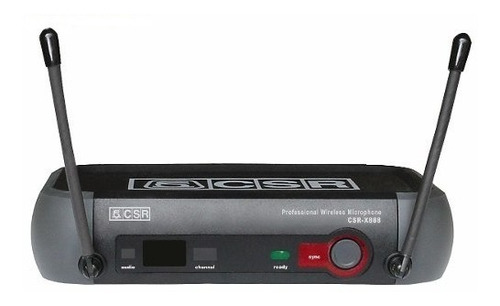 Microfone Sem Fio Csr Prof H888 X-888 Uhf Prof 50 Canais Pll