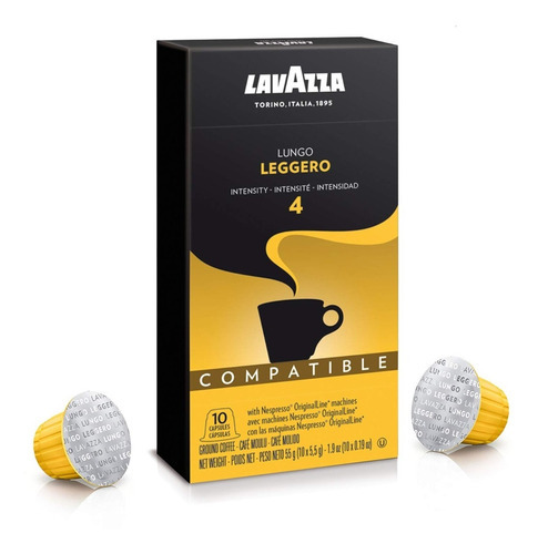 Café Caps Lavazza 2x Armónico + 2x Deciso + 2x Lungo 60 Caps