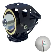Comprar Faro Led U7 Ojo De Angel Rojos Motos Y Carros 12v
