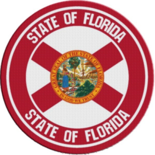 Parche Escudo Circular Estados Unidos Florida