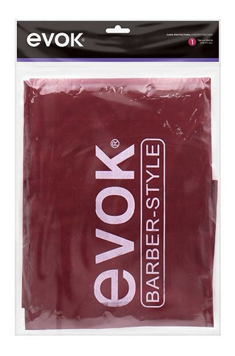 Capa Con Borde Ajustable Para Barbero Evok