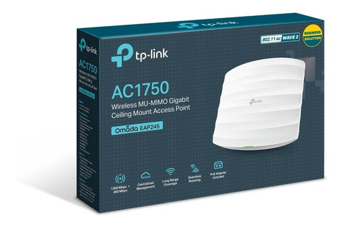 Imagen 6 de 6 de Punto De Acceso Tp Link Eap245 Dual Band Poe 1750mbps Pce