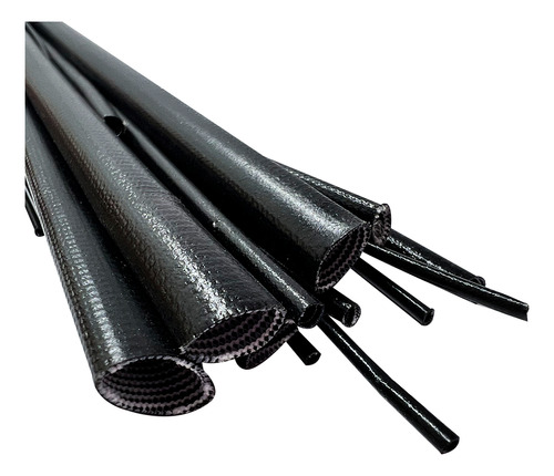 Espaguete/tubo Protetor Térmico 1,0 Mm Preto 10 Metros