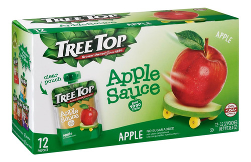 Tree Top Bolsa De Salsa De Manzana Manzana 4/12/3.2 Oz