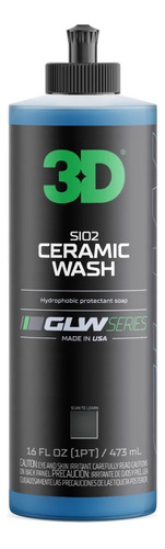 3d Shampoo Ceramico Glw Ceramic Wash 16oz Ultra Concenctrado