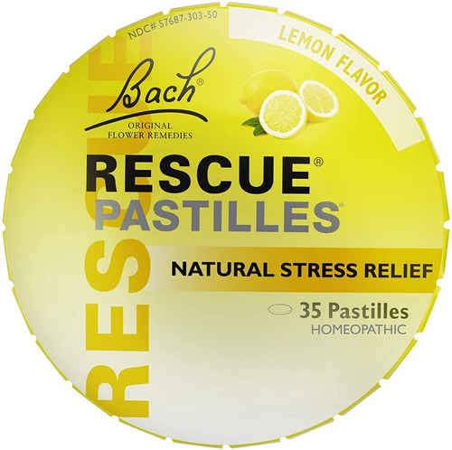 Rescue Bach Alivia Estrés Natural Sabor Limón 